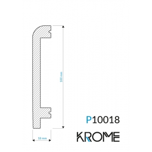 Listwa przypodłogowa KROME P12018
