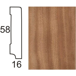 Listwa przypodłogowa Sapella CP58 58x16mm lakierowana