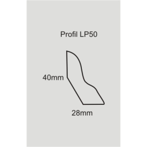Listwa sosna LP50 nlak.dł.2,30m